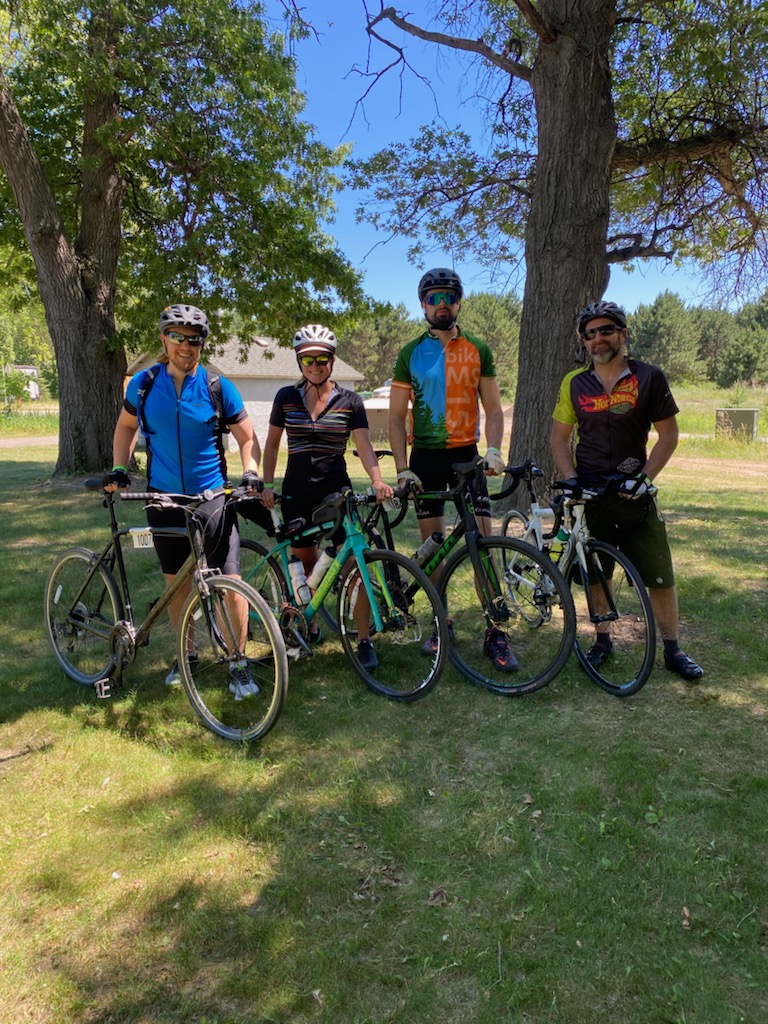 Nora's Nee Nockers team with bikes